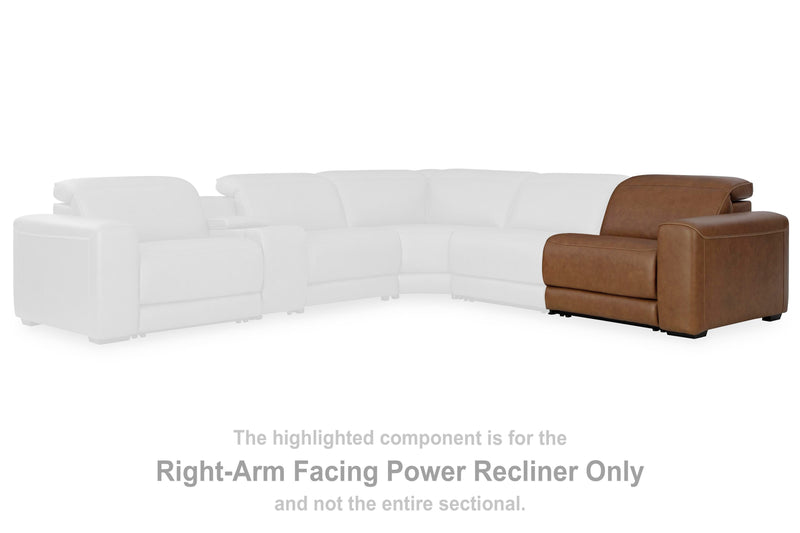 Magic Man 5-Piece Power Reclining Sectional - Furniture City (CA)l
