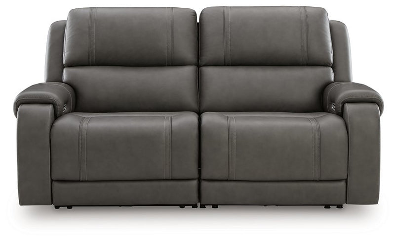 5Z - Pittson Power Reclining Sectional Loveseat - Furniture City (CA)l
