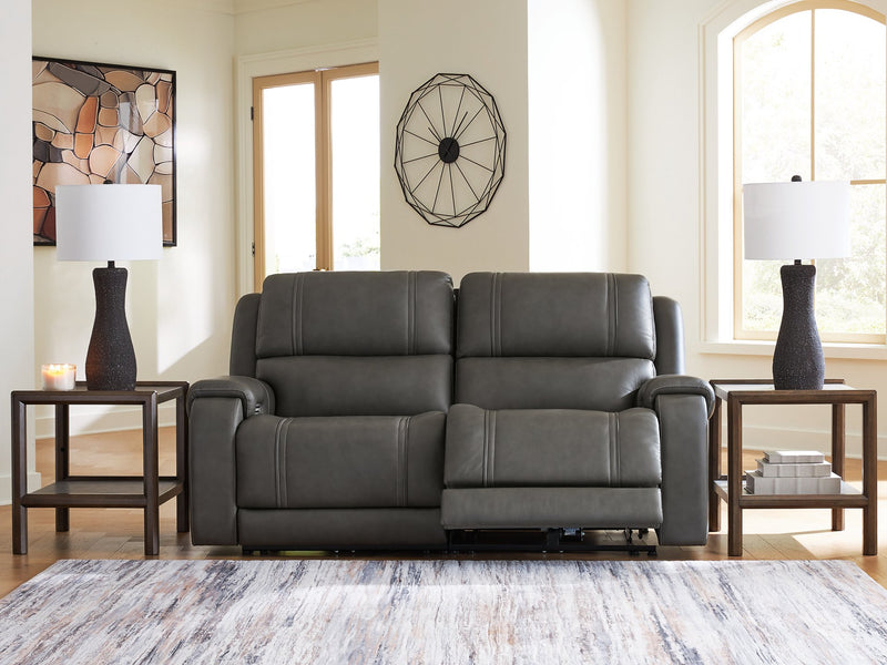 5Z - Pittson Power Reclining Sectional Loveseat - Furniture City (CA)l