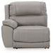 Dunleith 3-Piece Power Reclining Sectional Loveseat with Console - Furniture City (CA)l