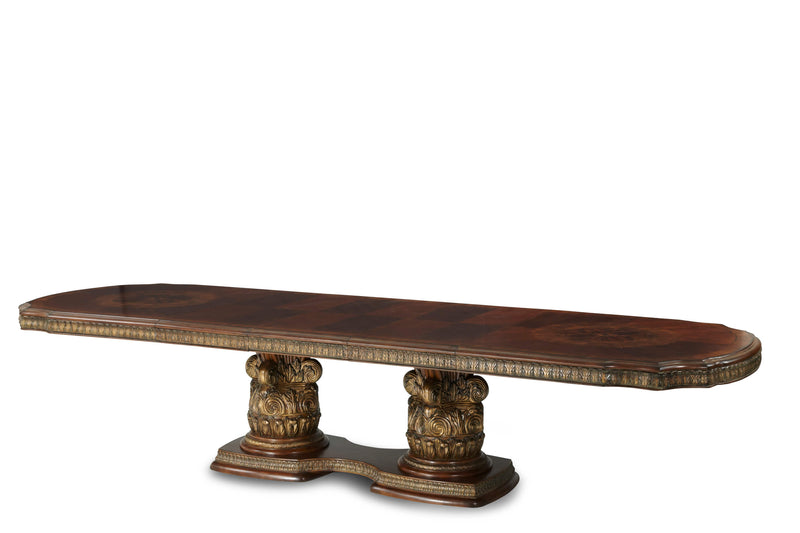 Villa Valencia Rectangular Dining Table - Classic Chestnut - Furniture City (CA)l