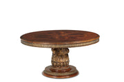 Villa Valencia Round Dining Table - Classic Chestnut - Furniture City (CA)l