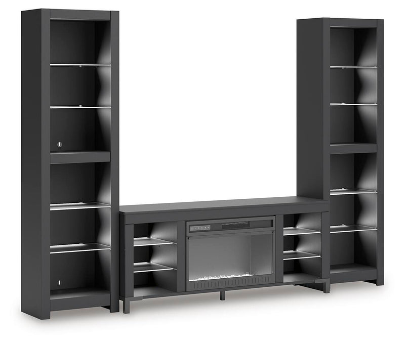 Cayberry Entertainment Center with Electric Fireplace