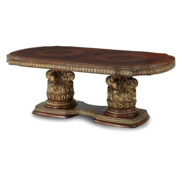 Villa Valencia Rectangular Dining Table - Classic Chestnut - Furniture City (CA)l