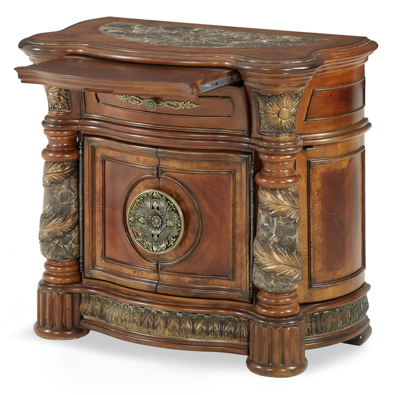 Villa Valencia Bedside Chest - Classic Chestnut - Furniture City (CA)l