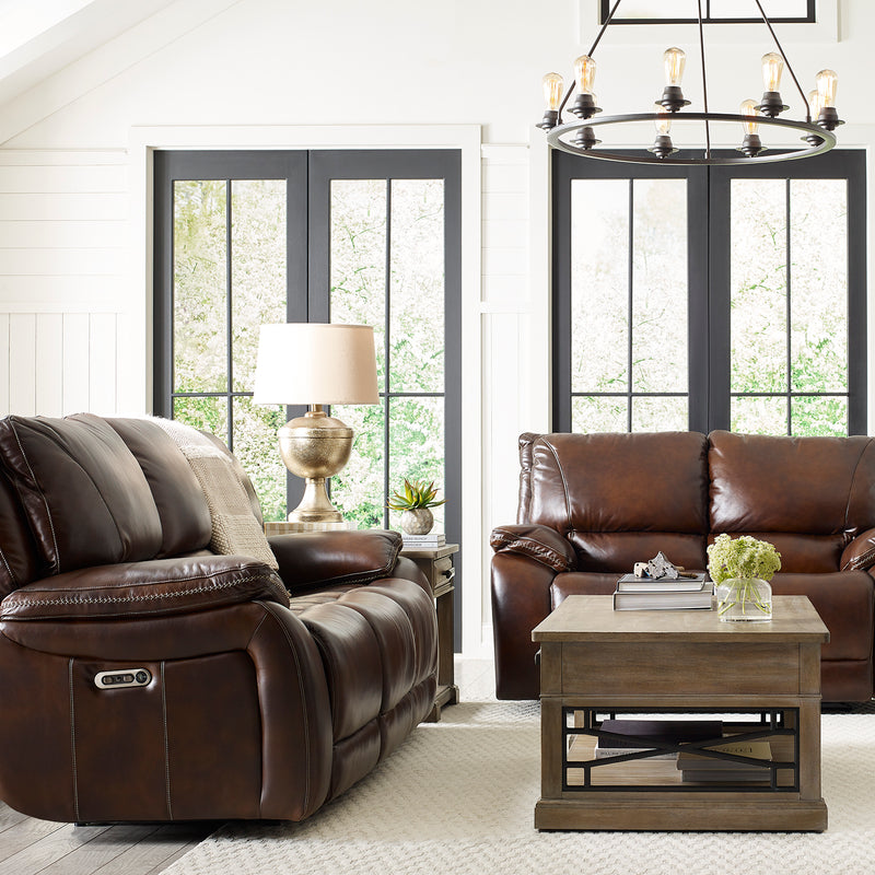 Parker Living Vail - Burnt Sienna Power Reclining Sofa Loveseat and Recliner