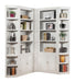 Parker House Boca 5 Piece L Shape Corner Bookcase Wall