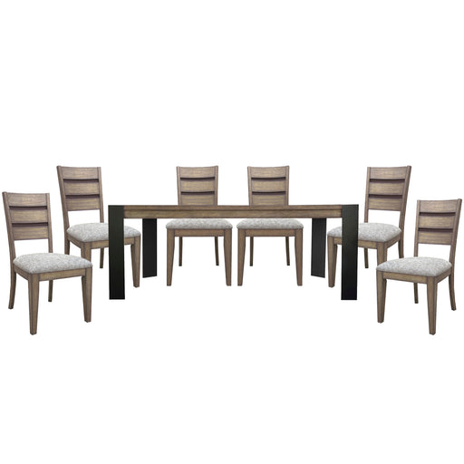 parker-house-cedar-fork-dining-78-inch-rectangular-dining-table-with-6-ladderback-chairs-2