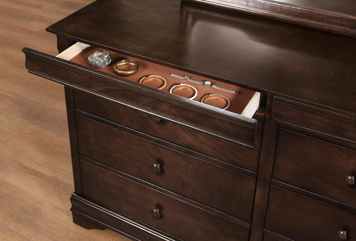 6 drawers