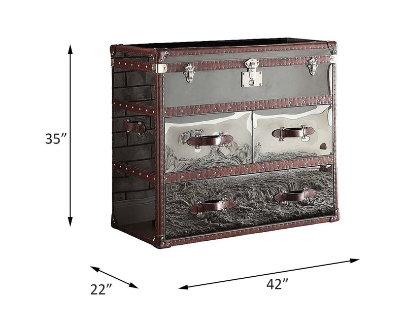 aberdeen-vintage-dark-brown-top-grain-leather-stainless-steel-console-cabinet-2