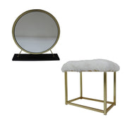 adao-faux-fur-mirror-black-brass-vanity-mirror-stool-2