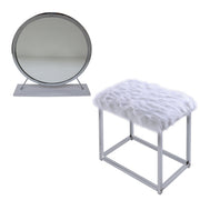 adao-faux-fur-mirror-white-chrome-vanity-mirror-stool-3