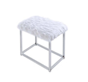 adao-faux-fur-mirror-white-chrome-vanity-mirror-stool-5