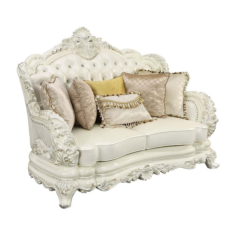 adara-pearl-white-leatherette-antique-white-loveseat-w-5-pillows-1