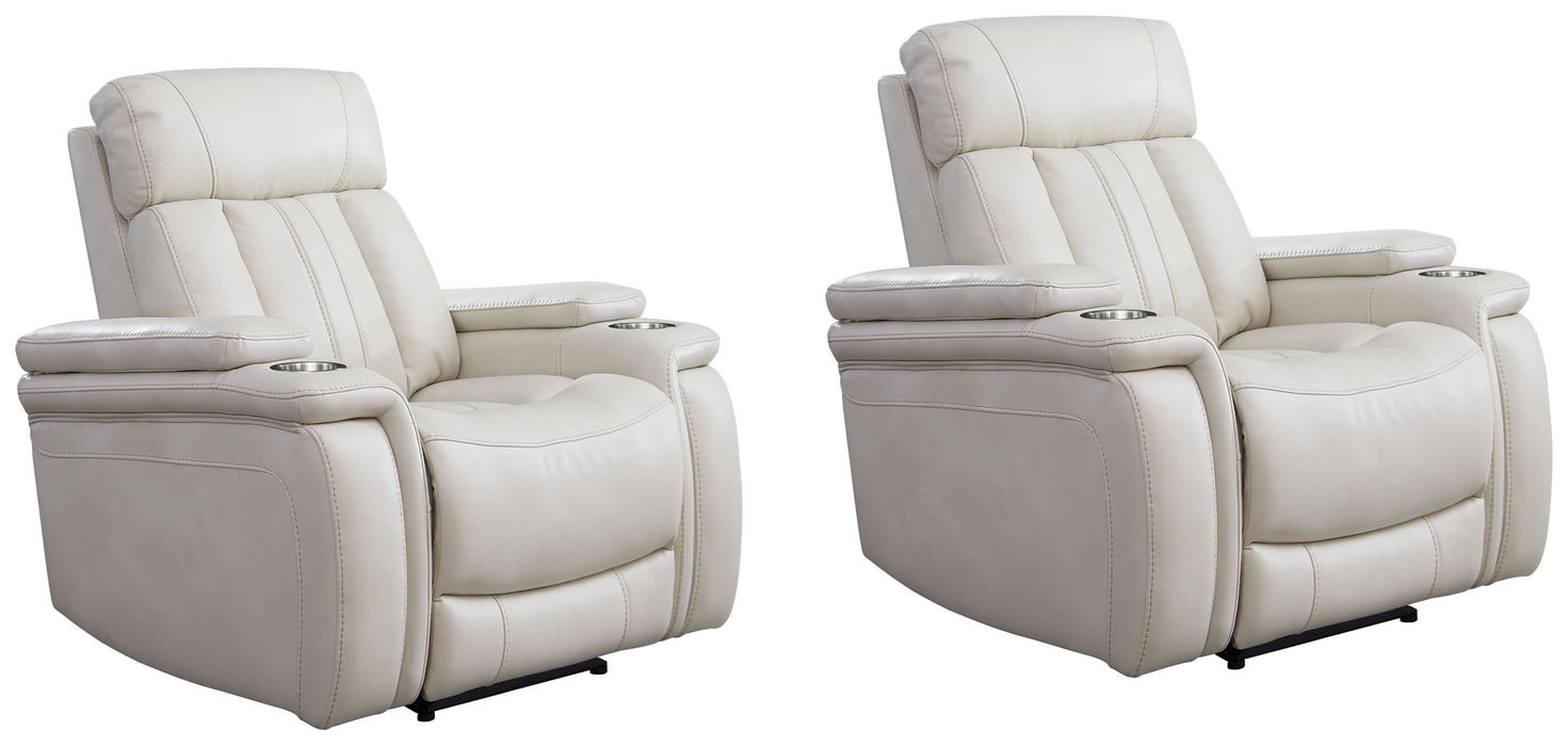 Parker Living Royce - Fantom Ivory Power Recliner Two Pack