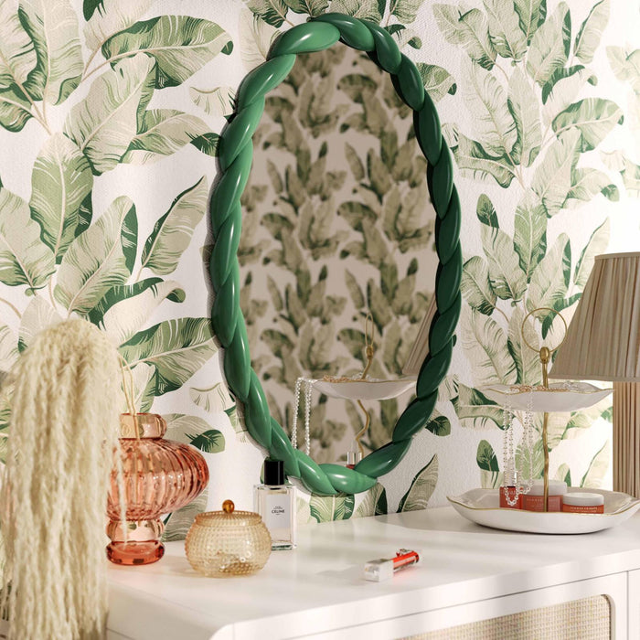 agnes-forest-green-glossy-oval-mirror-2