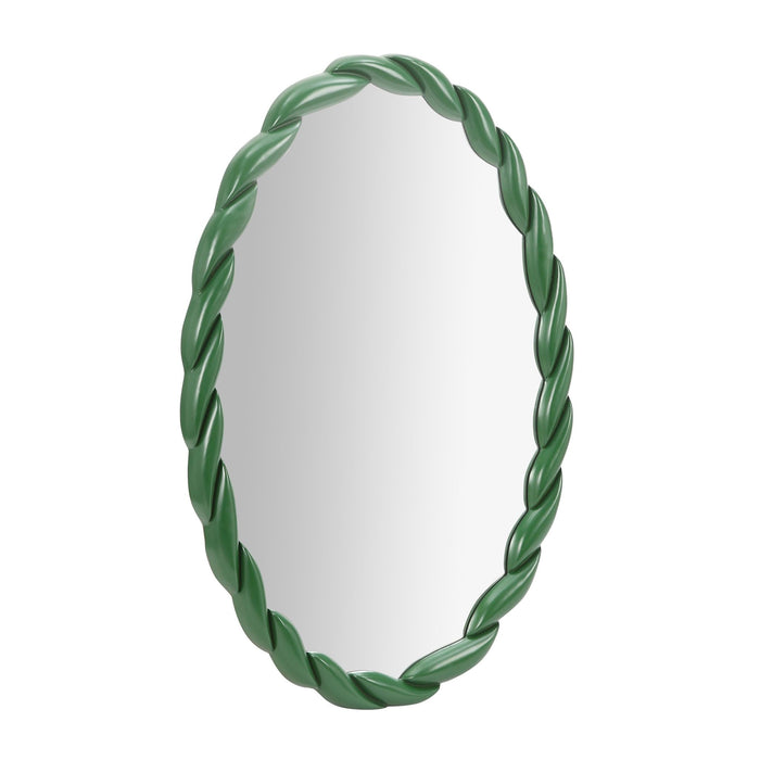 agnes-forest-green-glossy-oval-mirror-3