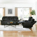 Parker Living Dalton - Lucky Charcoal Power Reclining Sofa and Loveseat
