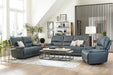 Parker Living Whitman - Verona Azure - Powered By Freemotion Power Reclining Sofa Loveseat and Recliner