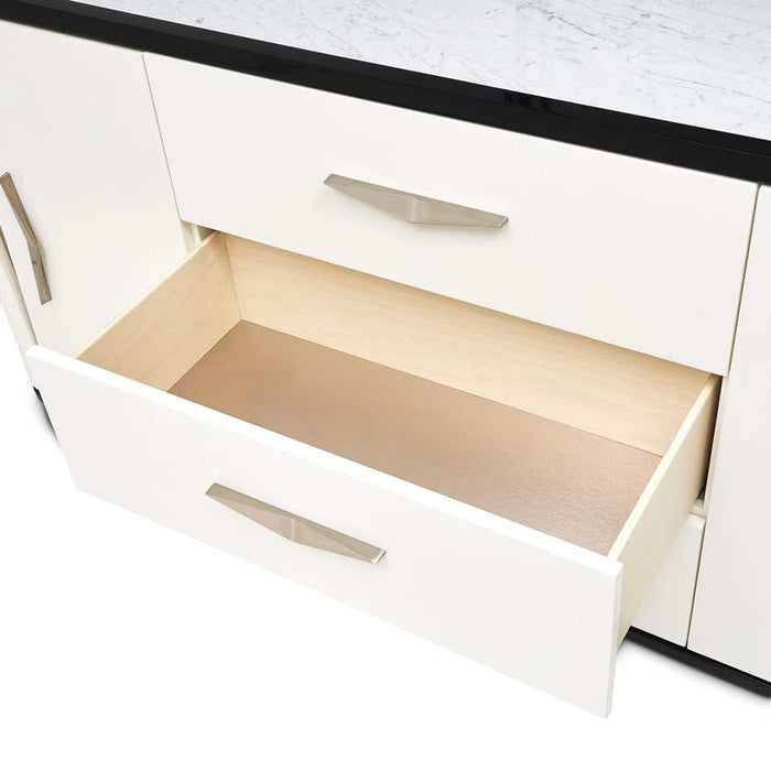 AICO Furniture Tuxedo Sideboard in Piano Keyboard