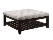 aizen-beige-fabric-espresso-finish-cocktail-ottoman-1