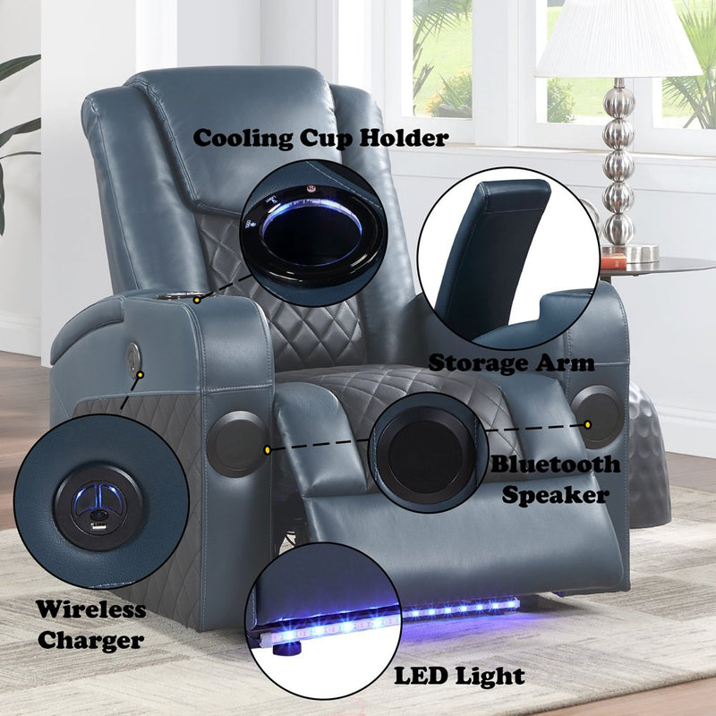 alair-blue-black-leather-aire-power-motion-recliner-w-bluetooth-speaker-cooling-cup-holder-11
