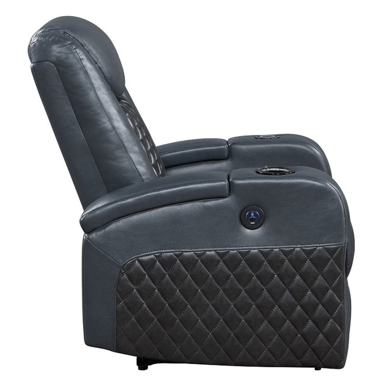 alair-blue-black-leather-aire-power-motion-recliner-w-bluetooth-speaker-cooling-cup-holder-4