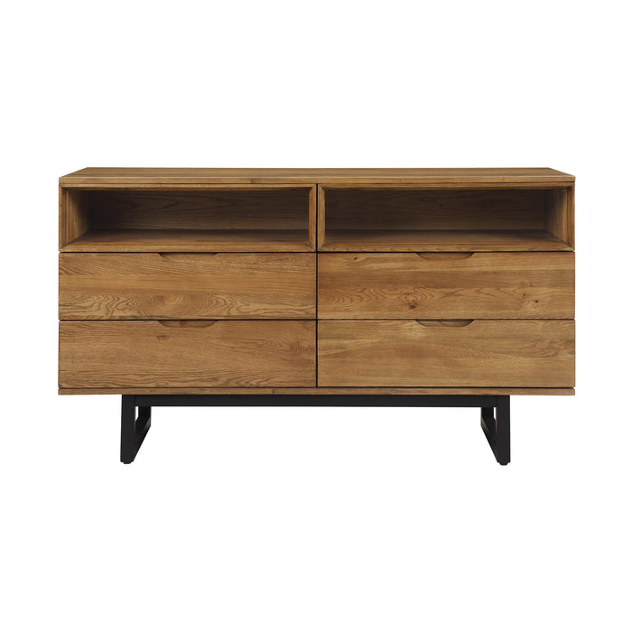aldo-4-drawer-dresser-in-brown-oak-wood-with-black-metal-legs-1