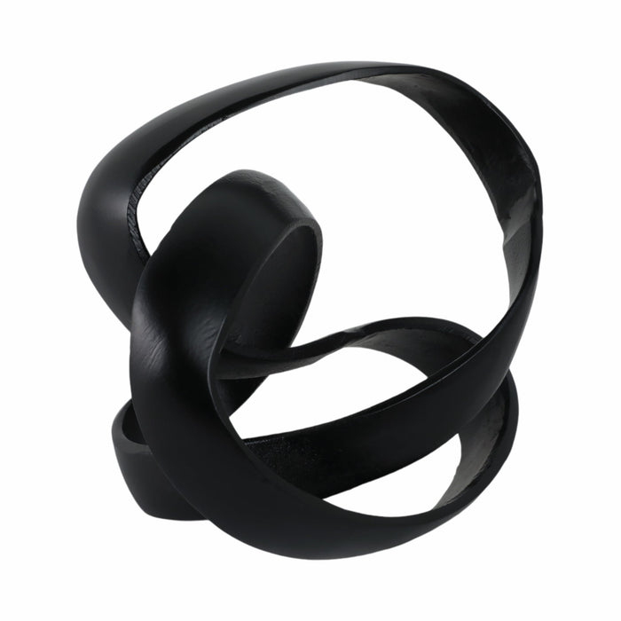 aluminum-knot-sculpture-7-black-2