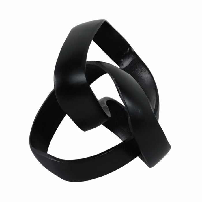 aluminum-knot-sculpture-7-black-3
