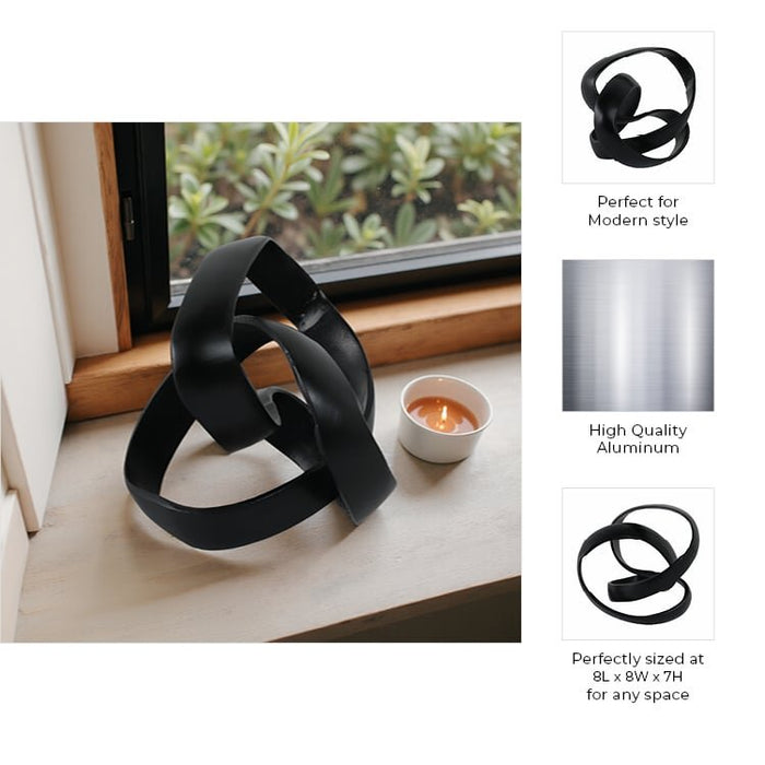 aluminum-knot-sculpture-7-black-9