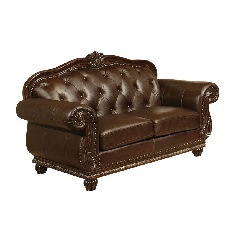 anondale-espresso-top-grain-leather-match-cherry-loveseat-2