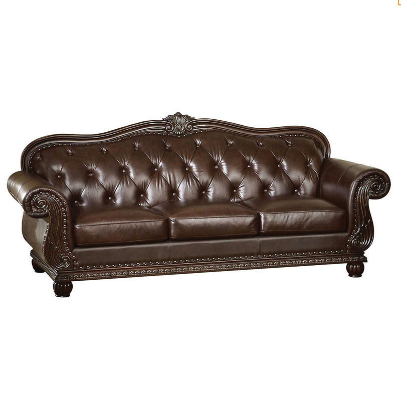 anondale-espresso-top-grain-leather-match-cherry-sofa-2