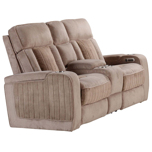 Parker Living Equinox - Mushroom Power Reclining Console Loveseat