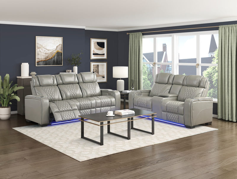 apex-gray-power-double-reclining-sofa-with-center-drop-down-cup-holders-power-headrests-storage-arms-with-cup-holders-reading-lights-wireless-charger-air-massage-and-heat-led-lighting-and-charging-ports-13