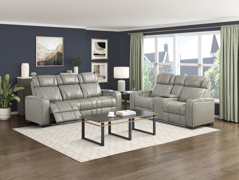 apex-gray-power-double-reclining-sofa-with-center-drop-down-cup-holders-power-headrests-storage-arms-with-cup-holders-reading-lights-wireless-charger-air-massage-and-heat-led-lighting-and-charging-ports-10