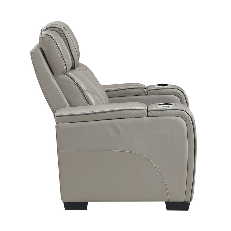 apex-gray-power-reclining-chair-with-power-headrest-storage-arms-with-cup-holders-air-massage-and-heat-led-lighting-and-charging-ports-2