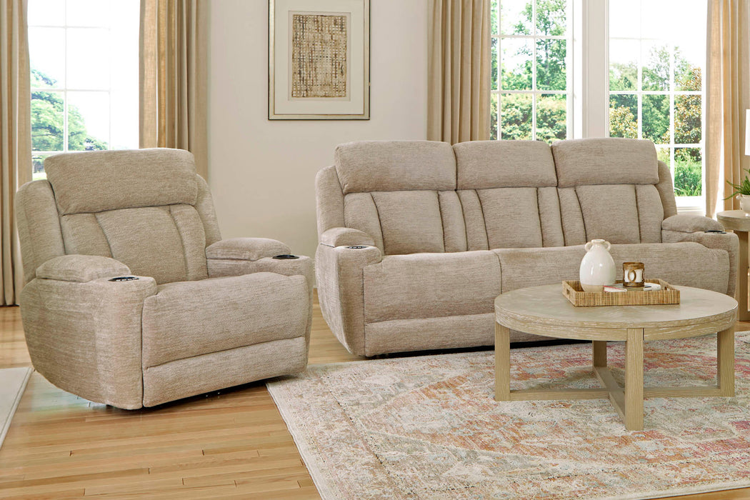 Parker Living Dalton - Lucky Fawn Power Reclining Sofa and Recliner