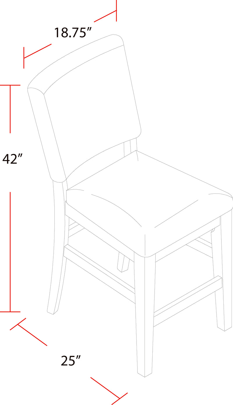 Parker House Sundance Dining - Sandstone Upholstered Counter Chair (2/CTN Sold in pairs)