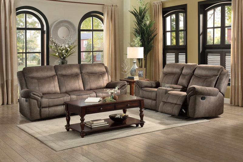 aram-brown-double-reclining-sofa-with-center-drop-down-cup-holders-receptacles-hidden-drawer-and-usb-ports-1