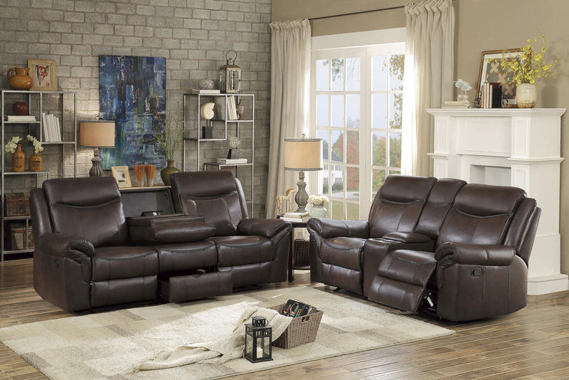aram-dark-brown-double-glider-reclining-love-seat-with-center-console-receptacles-and-usb-ports-10