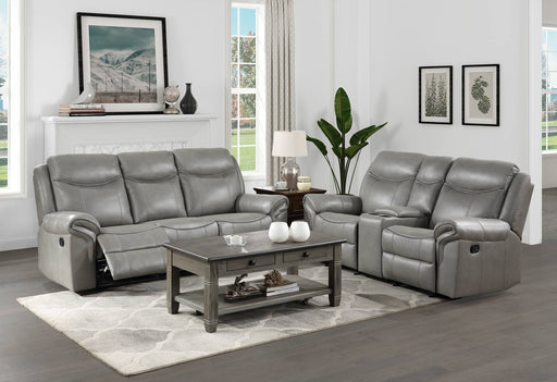 aram-gray-double-glider-reclining-love-seat-with-center-console-receptacles-and-usb-ports-2