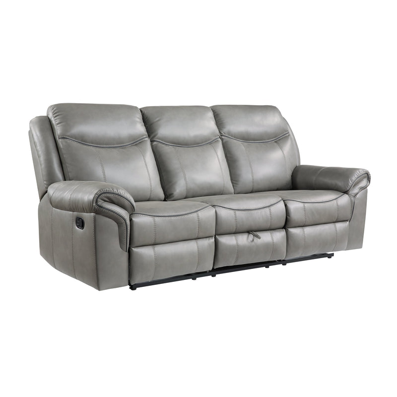 aram-gray-double-reclining-sofa-with-center-drop-down-cup-holders-receptacles-hidden-drawer-and-usb-ports-2