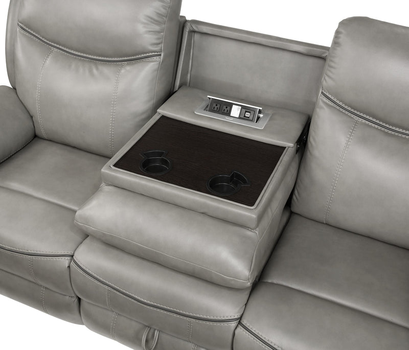 aram-gray-double-reclining-sofa-with-center-drop-down-cup-holders-receptacles-hidden-drawer-and-usb-ports-3