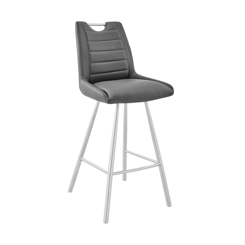 arizona-26-counter-height-bar-stool-in-charcoal-faux-leather-and-brushed-stainless-steel-finish-1