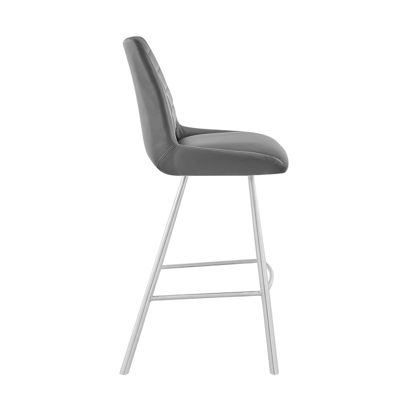 arizona-26-counter-height-bar-stool-in-charcoal-faux-leather-and-brushed-stainless-steel-finish-3