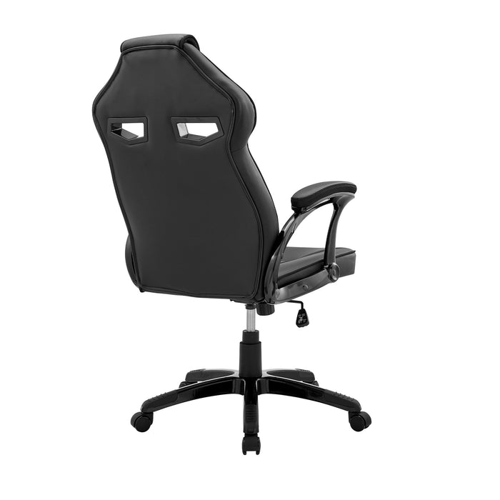 aspect-adjustable-racing-gaming-chair-in-black-faux-leather-and-mesh-with-lumbar-support-pillow-4