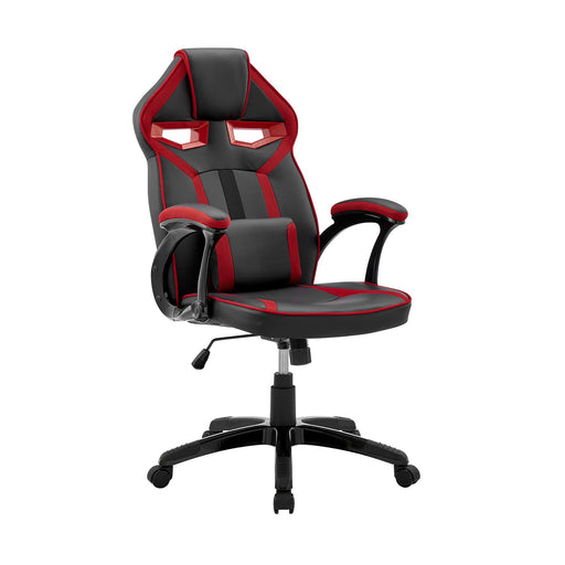 aspect-adjustable-racing-gaming-chair-in-black-faux-leather-and-red-mesh-with-lumbar-support-pillow-1