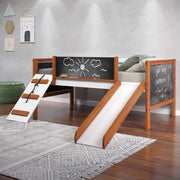 aurea-cherry-oak-white-twin-loft-bed-1