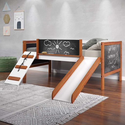 aurea-cherry-oak-white-twin-loft-bed-1